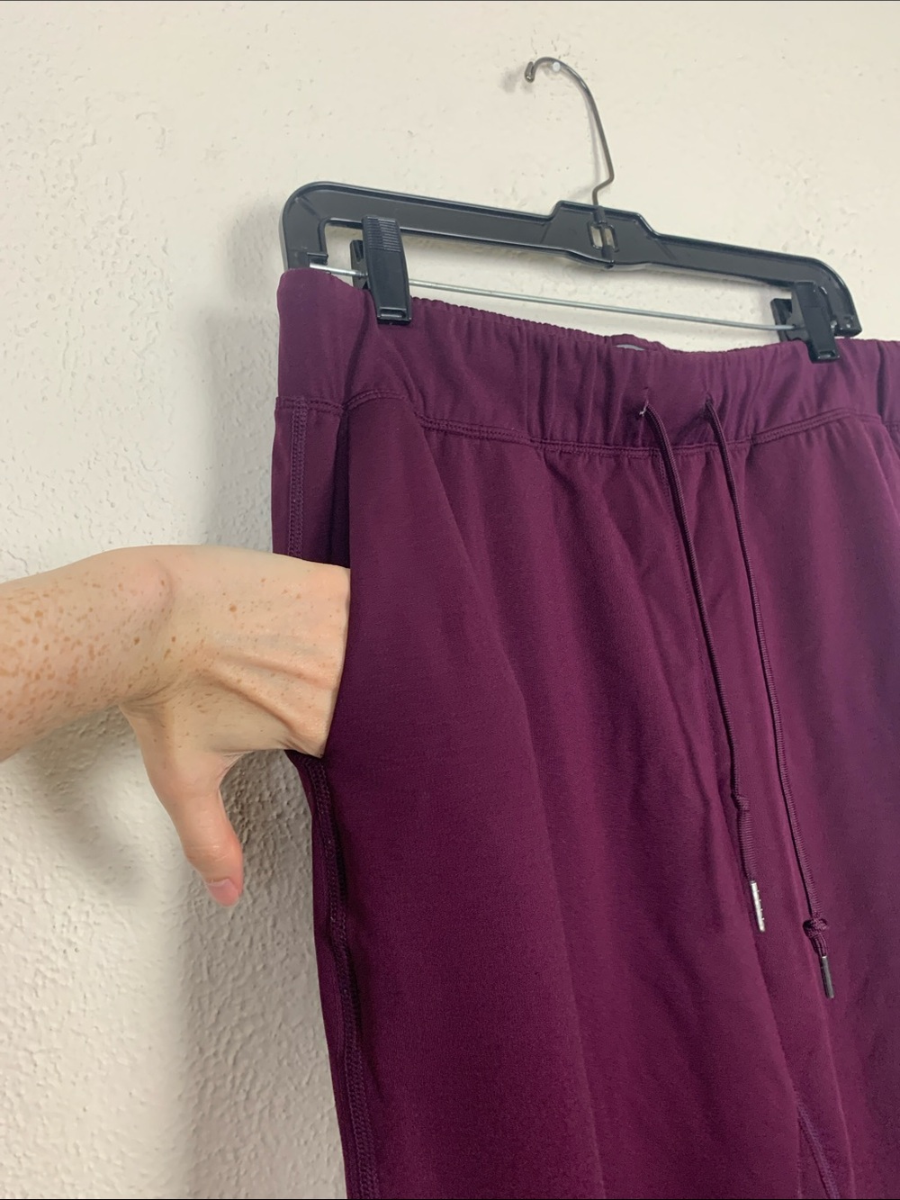Woolx Lola merino wool purple joggers size large - Picture 6 of 7